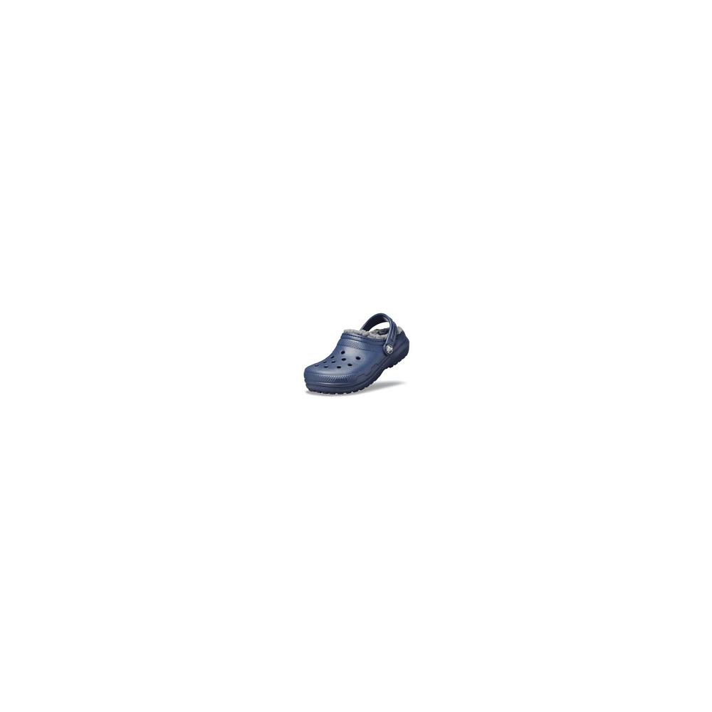 Chaussons Crocs Classiche Doublée Clog Bleu Marine Fille | FWQ-1171142