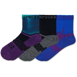 Chaussettes Crocs Adult Quarter Out of this World 3 Pack Multicolore Femme | ETL-7555422