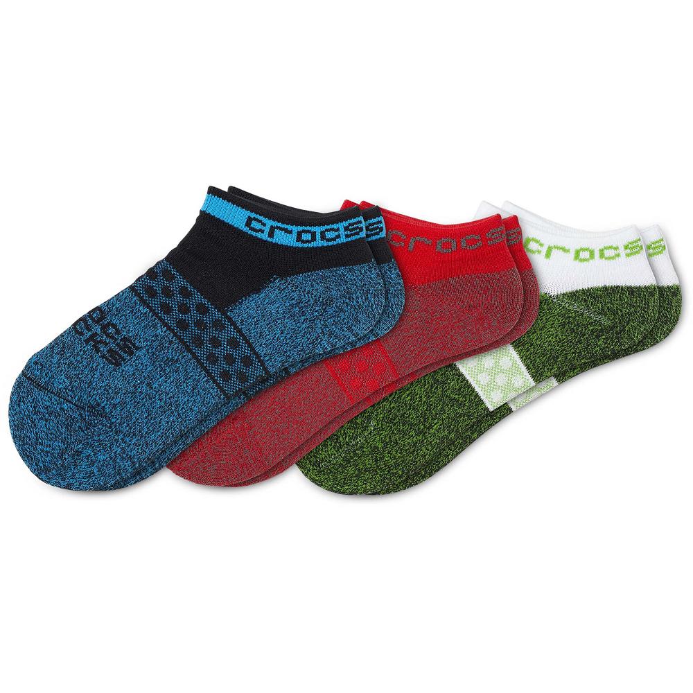 Chaussettes Crocs Low Seasonal 3-Pack Multicolore Garcon | JWM-7739829