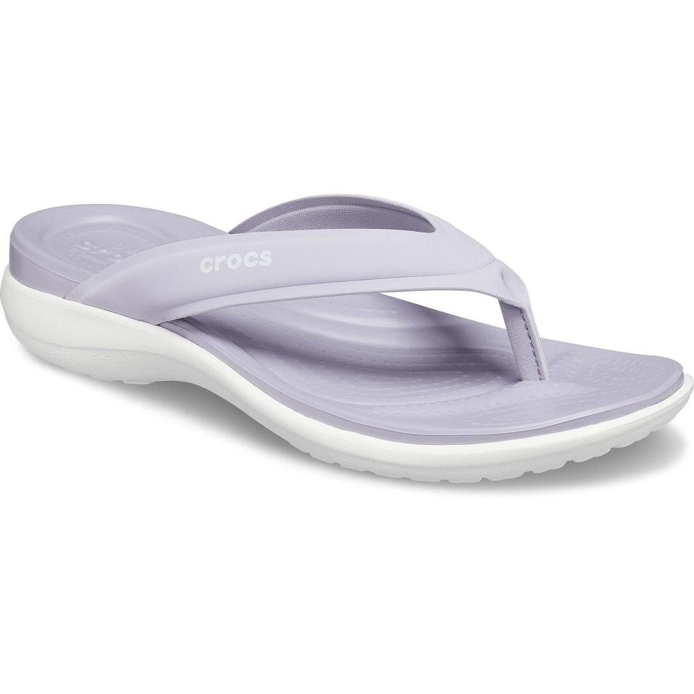 Tong Crocs Capri V Sport Violette Femme | AWP-2219347