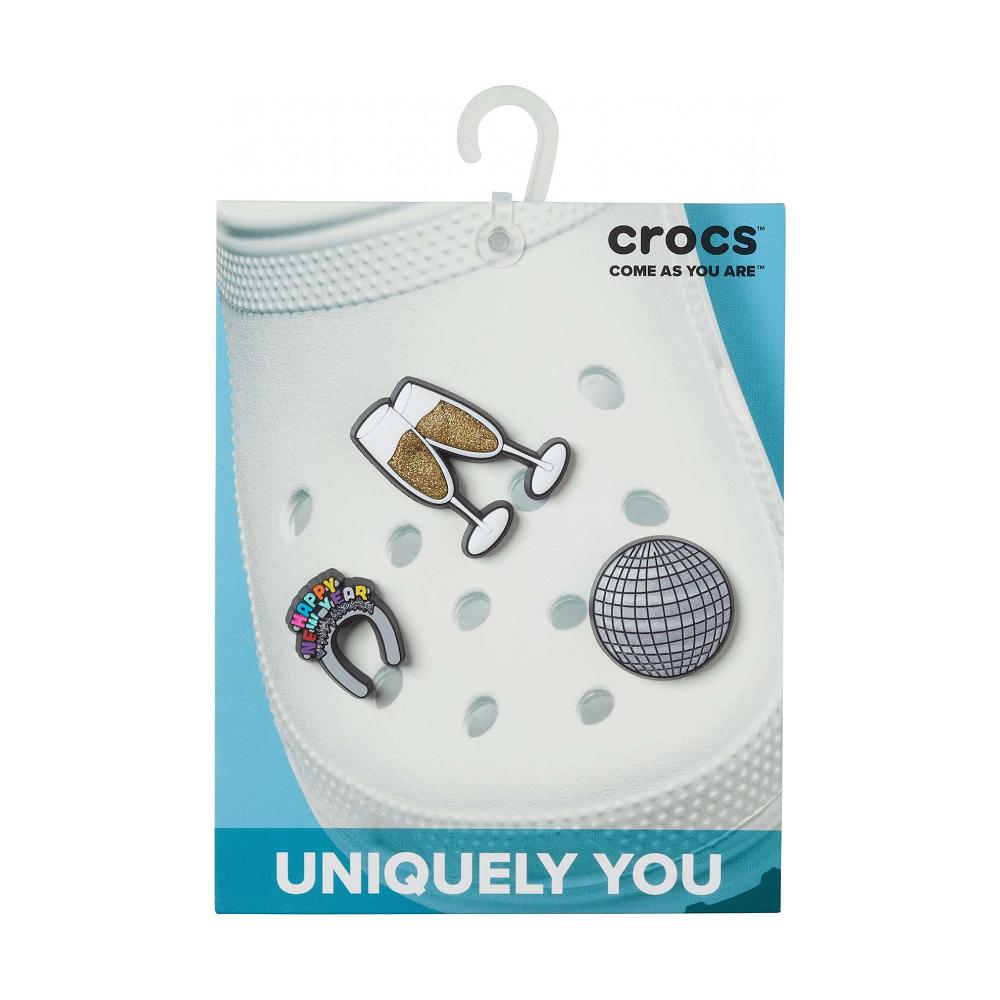 Clips Jibbitz Crocs New Year 3 Pack Multicolore Homme | VXJ-2795752