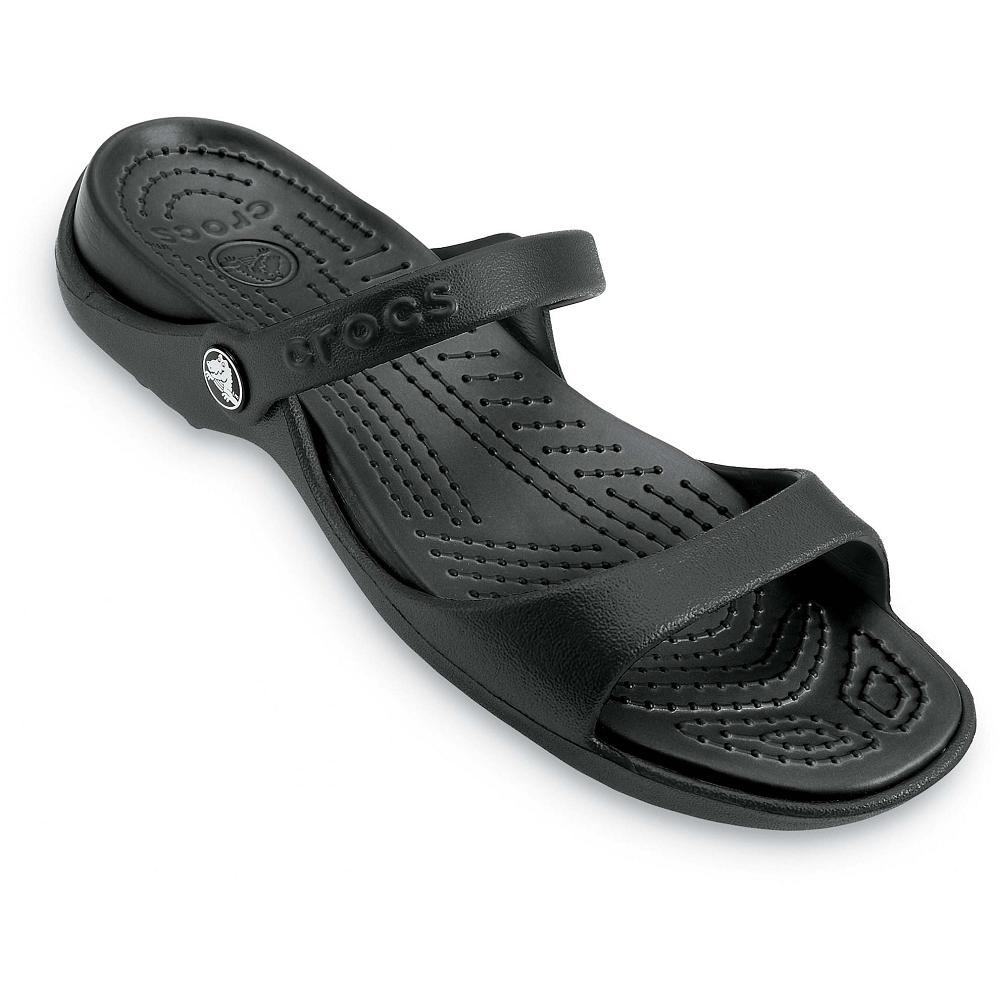 Sandales Crocs Cleo Noir Femme | WFX-5351861