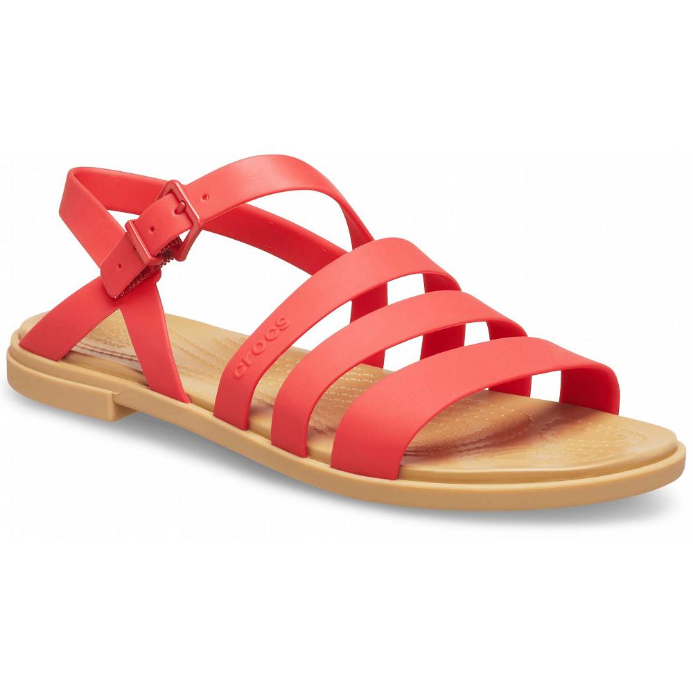 Sandales Crocs Tulum Rouge Femme | WNR-2783225