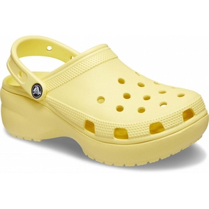 Compensées Crocs Classiche Plateforme Clog Jaune Femme | HQI-3012307